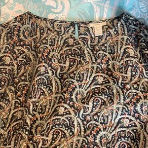 Silk J.Crew Paisley blouse